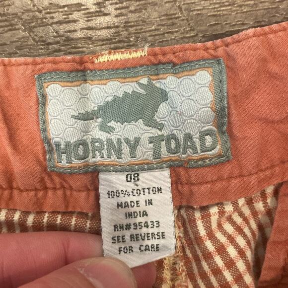 Horny Toad Women's Cotton Bermuda Shorts Orange Size 8 - Picture 5 of 7